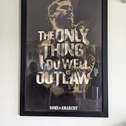 Framed Sons Of Anarchy Poster