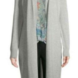 Duster Long Cardigan Oatmeal Sweater~New
