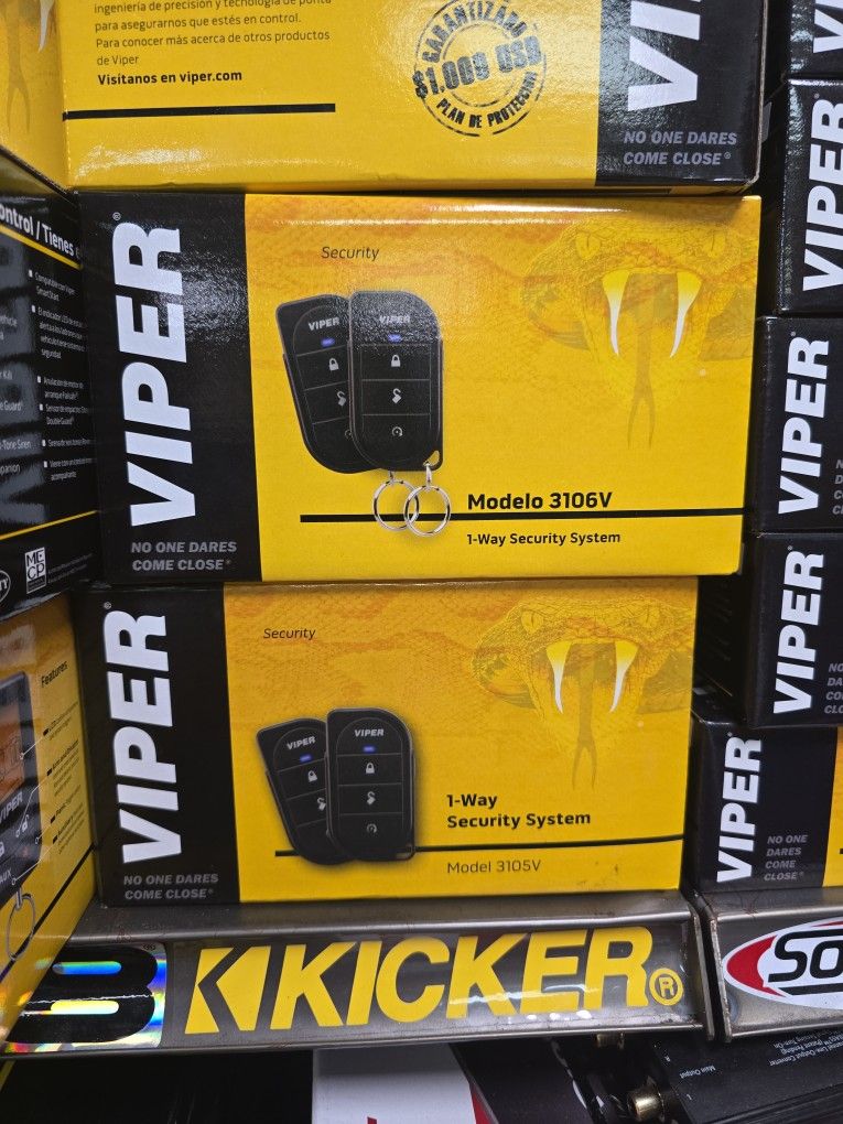 Viper 3106V 3-Channel 1-Way Car Alarm System