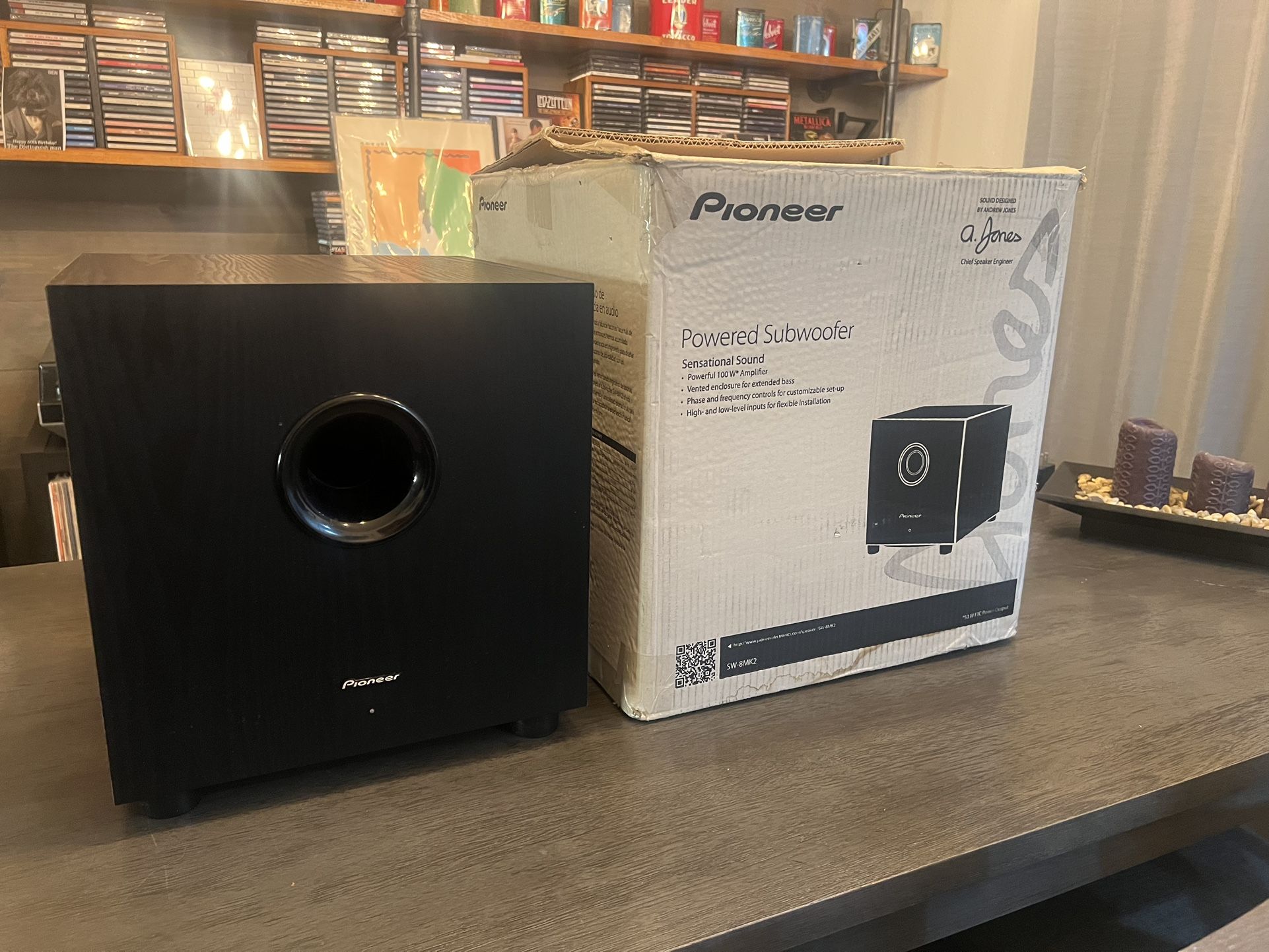 Pioneer Andrew Jones Subwoofer with Box