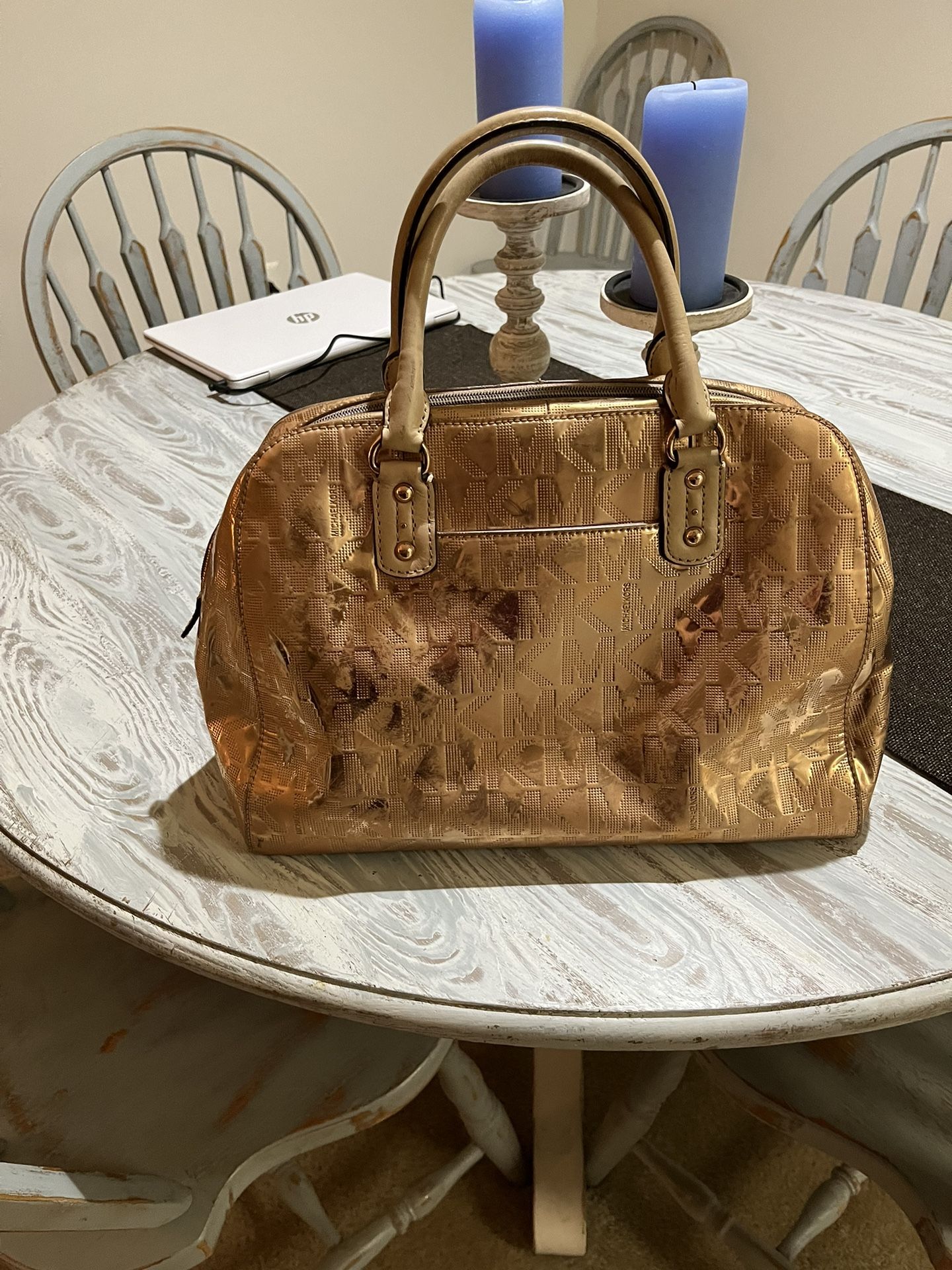 Michael Kors Rose Gold Satchel