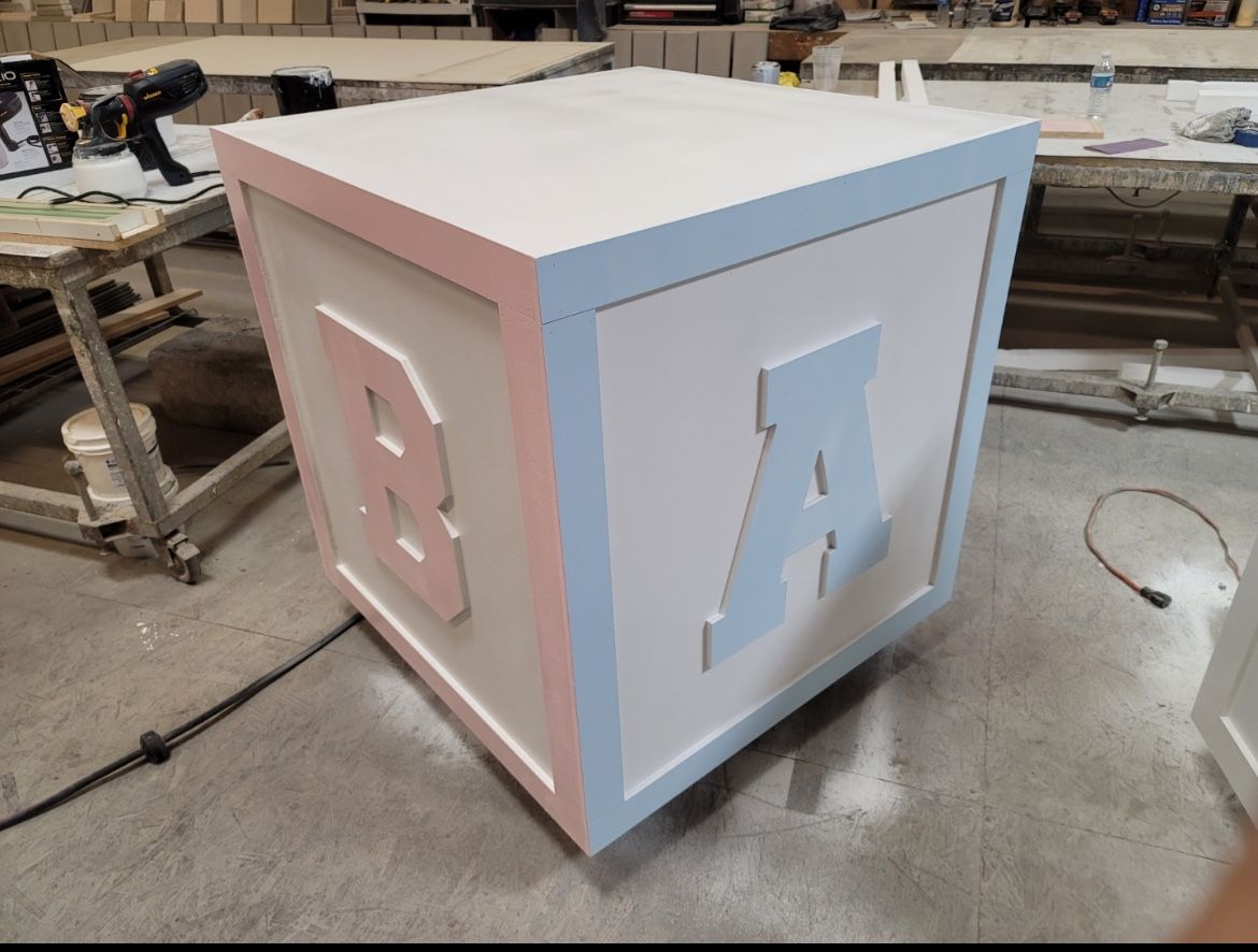 Baby Shower/Reveal Props
