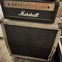 Half-Stack - 100W Marshall Head & Vintage USA Fender 4x12” Cabinet