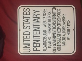 Metal sign