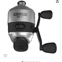 Zebco 33 Spincast Fishing Reel, Quickset Anti-Reverse with Bite Alert, Smooth Dial-Adjustable Drag, Powerful All-Metal Gears with a Lightweight Graphi