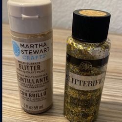 Gold Glitter Paints