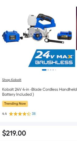 Kobalt 24V Max Brushless Cordless Circular Saw Kit