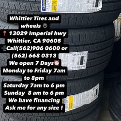 SET OF NEW TIRES, 235/40R19 GOODYEAR ASSURANCE MAX LIFE , INCLUDING MOUNTING AND BALANCING. ASK ME FOR ANY SIZE OR BRAND
