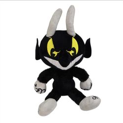 Bootleg Black Devil Plush 12" Stuffed Animal Head Game Cup Video Pop Cartoon Fun