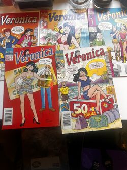 Set A Five Of Veronica Comic