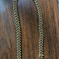 22 14mm Cuban chain Gold Plated