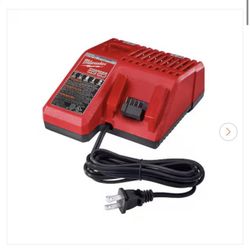 Milwaukee Battery Charger and Two Batteries