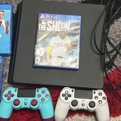 Ps4 Slim With Controller And Games