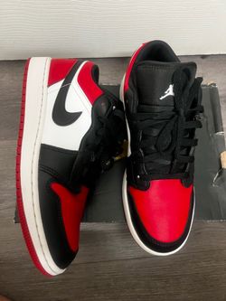 Air Jordan 1 Low 'Bred Toe 2.0'