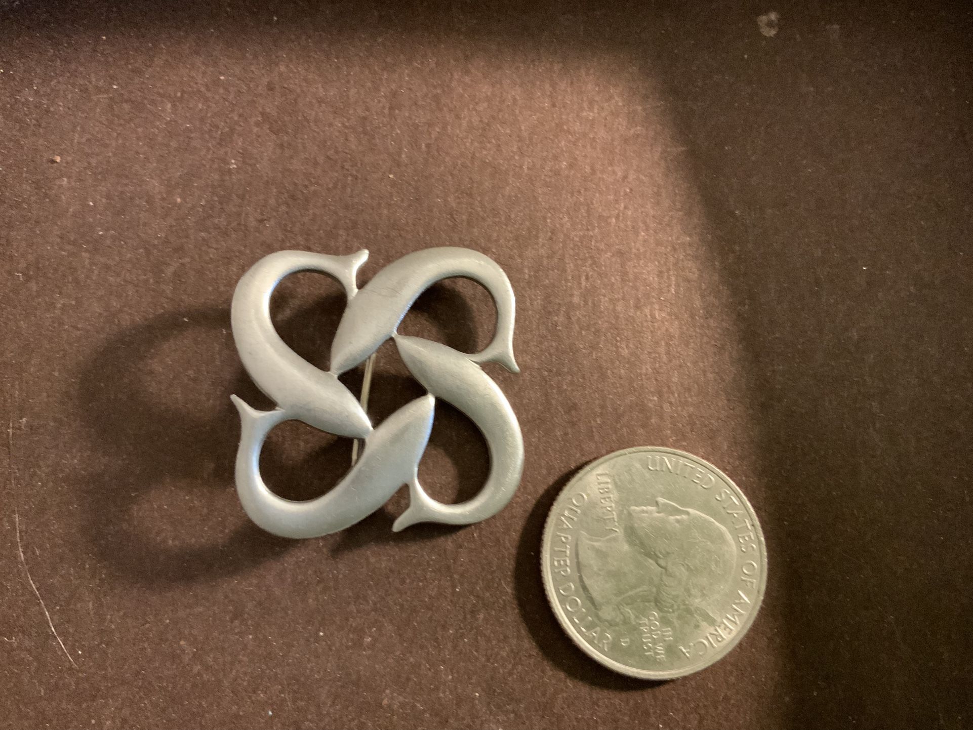 4 Fishes Brooch