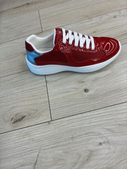 Prada America's Cup Sneakers Red