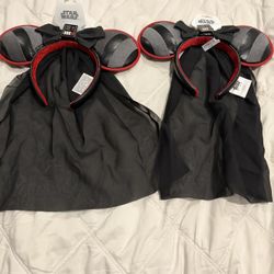 Disney Darth Vader Ears With Veil
