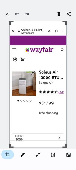 Soleus Air Conditioner Portable