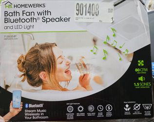 Bath Fan with Bluetooth Speaker