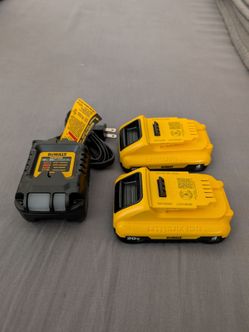 New Dewalt 20V batteries and charger