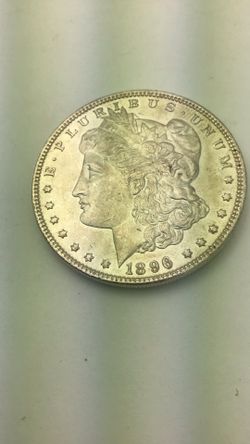 1896 Morgan Silver Dollar Silver Coin 