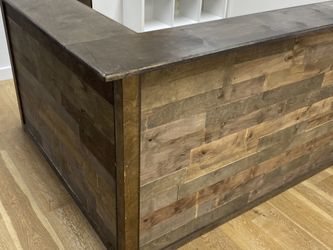 Rustic Reception Desk. Custom Build