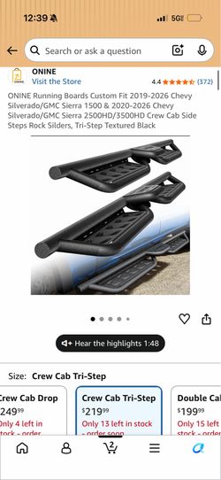 Chevy Silverado running boards