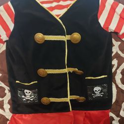 Boys Pirate Shirt with attached Vest