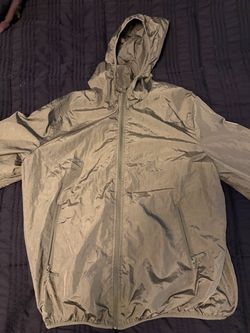 mens guess usa silky windbreaker