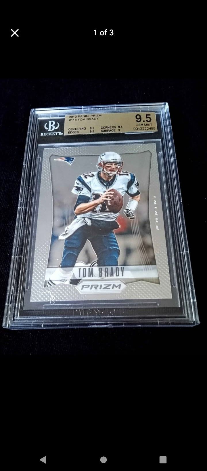 tom brady graded cards Graded 2004 Topps Collection Tom Brady #275 Football Card PSA 9 Mint
