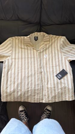 Vans button down shirt.