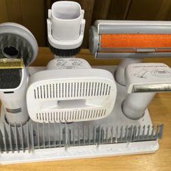 Pet Grooming Vacuum Attachment Kit with Clippers (VACUUM NOT INCLUDED) 