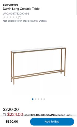 Long Console Table