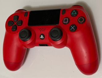 Red PS4 DualShock 4 Wireless Controller – Works Great
