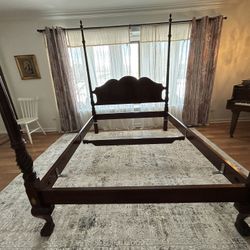 Statton Dark Cherry 4 Poster Frame 