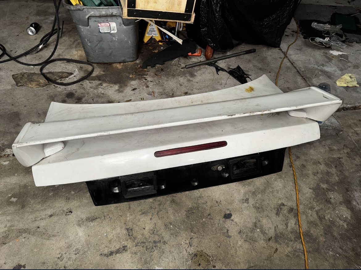 240sx S14 Trunk And Wing Carbon Fiber