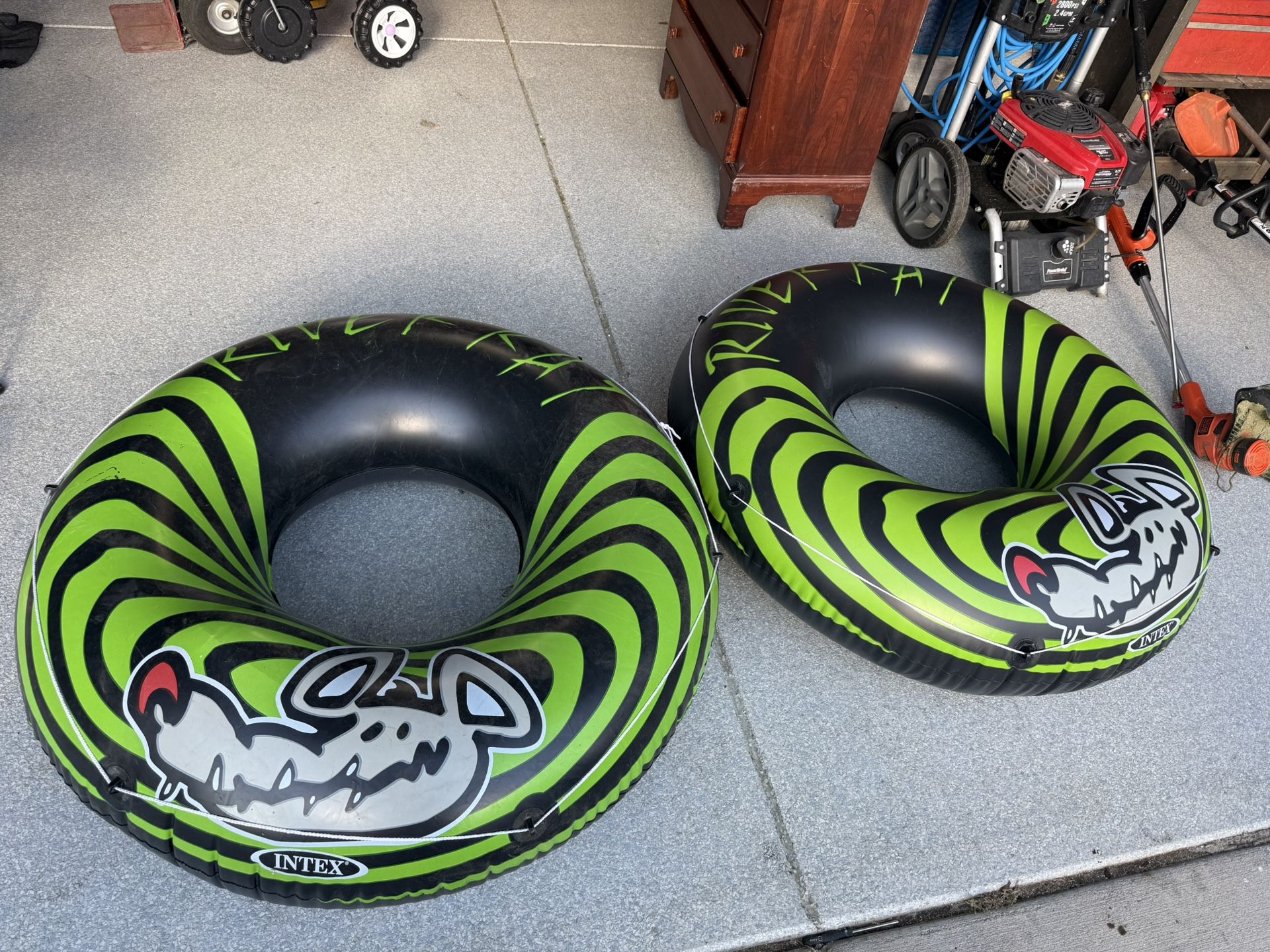 INTEX River Rat Inflatable Floating Tube Raft