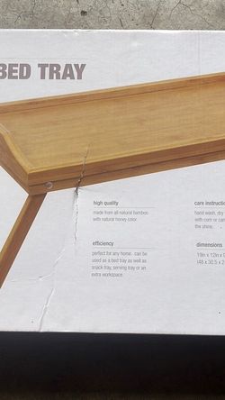 Home Basics Bamboo Bed Tray