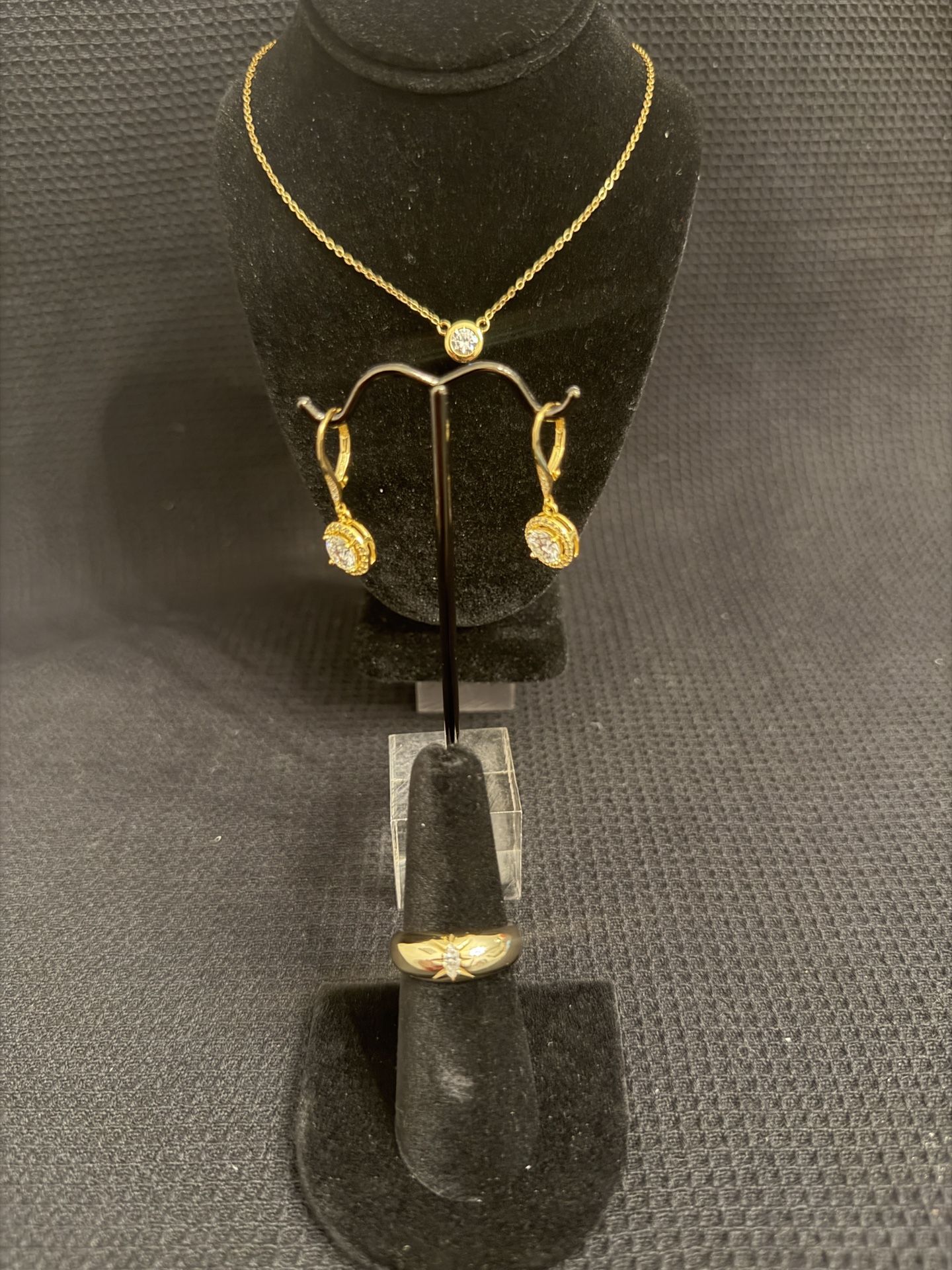 Stunning 3-Piece Moissanite Jewelry Set