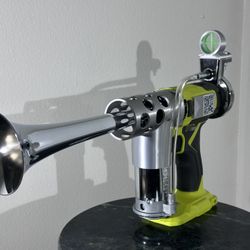 Silver Chrome Air Horn Gun!