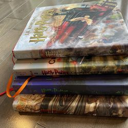 Harry Potter 1-4  Illustrated Books