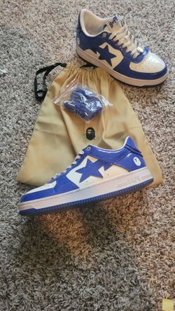 A Bathing Ape Bape Sta
Patent Leather White Blue (2023)