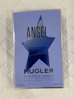 I am selling an authentic bottle of Mugler's Angel Stellar perfume, the Eau de Parfum Lumineuse version.
