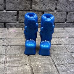 Bratz Snow Boots Custom Metallic Blue