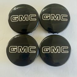 4X Black Wheel Hub Cap Center Cap (contact info removed)0,(contact info removed)1, (contact info removed)0 for Canyon, Sierra 1500, Yukon 2018+ Set