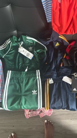 Boys 12-18 months adidas Nike puma and boys 2t polo suit 2 sets adidas with tags still on them all $60