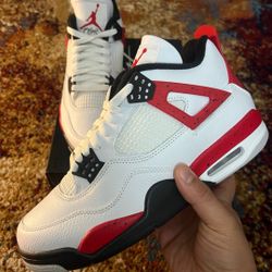 Jordan Retro 4 Red Cement 