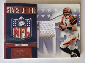 Carson Palmer 2007 Playoff Prestige Stars of the NFL Jersey Cincinnati Bengals