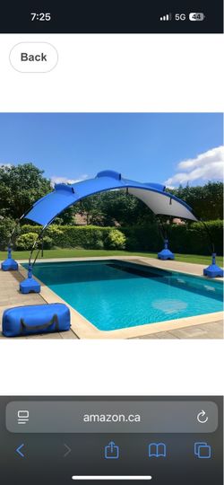 Pool Shade Canopy, 18’x 9’