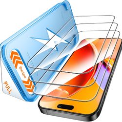 Mkeke for iPhone 17 Pro Screen Protector 3 Pack